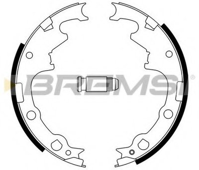 Комплект тормозных колодок BREMSI купить