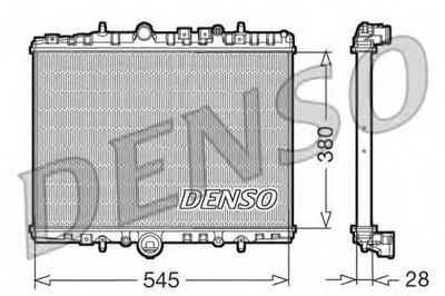 Радиатор, охлаждение двигателя DENSO купить