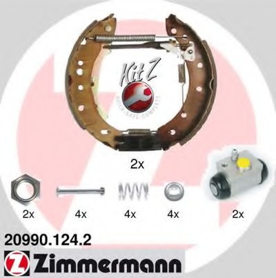 Комплект тормозных колодок KIT Z ZIMMERMANN купить