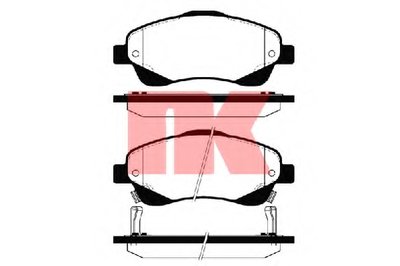 Колодки тормозные передние TOYOTA Avensis 1.8i / 2.0i / 2.0D-4D  03-