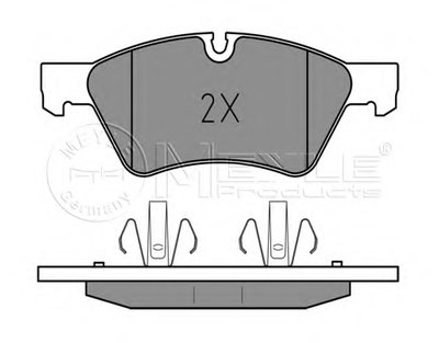 Колодки тормозные пер. MB E-Class (W211)