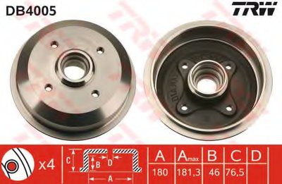 Тормозной барабан TRW купить