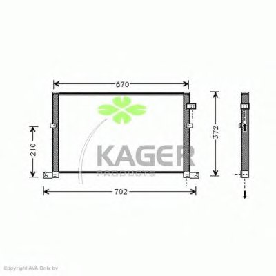 Конденсатор, кондиционер KAGER купить