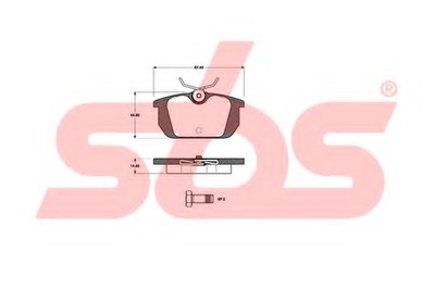 Комплект тормозных колодок, дисковый тормоз sbs купить