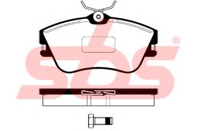 Комплект тормозных колодок, дисковый тормоз sbs купить