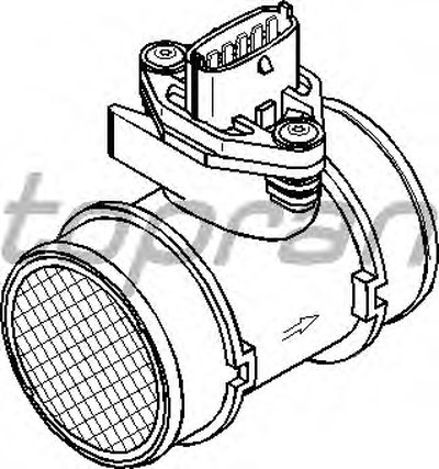 Расходомер воздуха TOPRAN купить