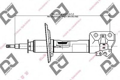 Амортизатор DJ PARTS купить