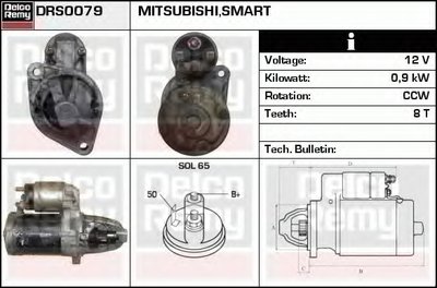 Стартер Remanufactured REMY (Light Duty) DELCO REMY купить