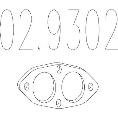 Прокладка, труба выхлопного газа MTS купить