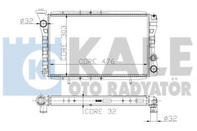 Радиатор, охлаждение двигателя KALE OTO RADYATÖR купить