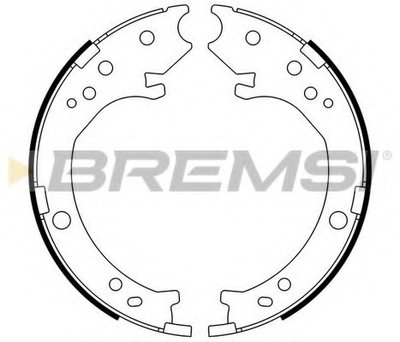 Комплект тормозных колодок, стояночная тормозная система BREMSI купить