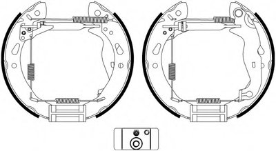 Комплект тормозных колодок Shoe Kit Pro HELLA купить