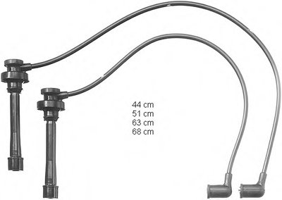Комплект проводов зажигания BERU купить