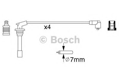 Комплект проводов зажигания BOSCH купить