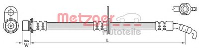Тормозной шланг METZGER купить
