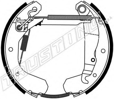 Комплект тормозных колодок FAST KIT TRUSTING купить