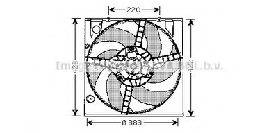 Вентилятор, охлаждение двигателя AVA QUALITY COOLING купить
