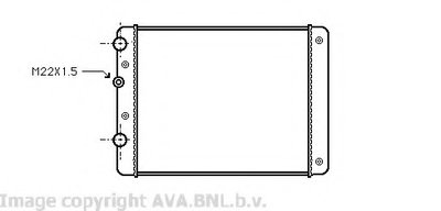 Радиатор, охлаждение двигателя AVA QUALITY COOLING купить