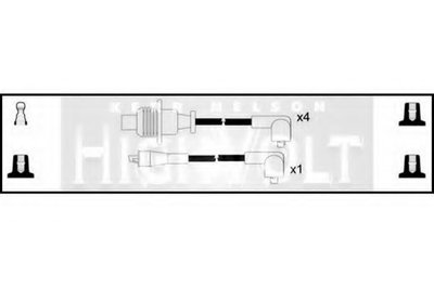 Комплект проводов зажигания HighVolt STANDARD купить