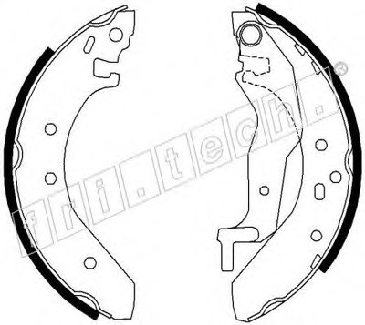 Комплект тормозных колодок REPARATION KIT fri.tech. купить