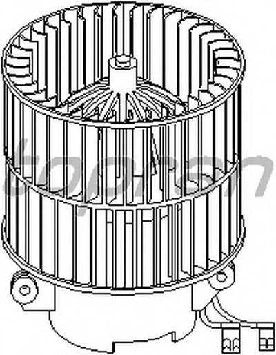 Электродвигатель, вентиляция салона TOPRAN купить
