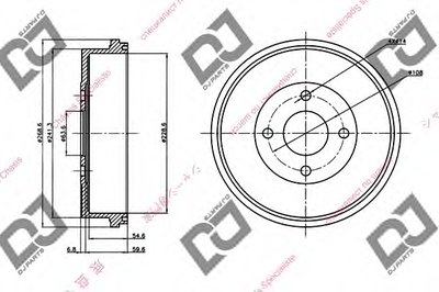 Тормозной барабан DJ PARTS купить