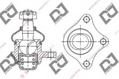 Шаровой шарнир DJ PARTS купить