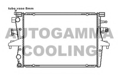 Радиатор, охлаждение двигателя AUTOGAMMA купить