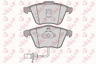 Комплект тормозных колодок, дисковый тормоз VILLAR купить