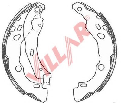 Комплект тормозных колодок VILLAR купить