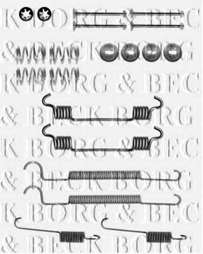 Комплектующие, колодки дискового тормоза BORG & BECK купить