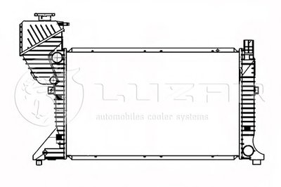 Радиатор охлаждения Sprinter (00-) (LRc 1550) Luzar
