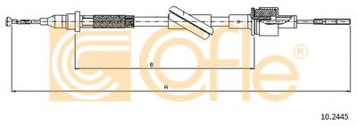 Тросик сцепления COFLE купить