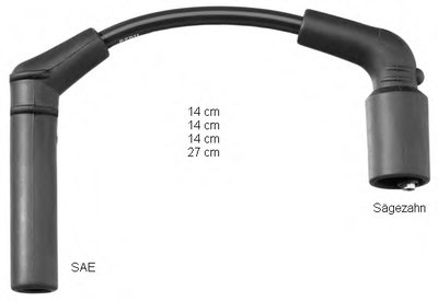 Комплект проводов зажигания BERU купить