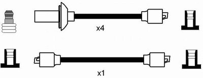 Комплект проводов зажигания NGK купить