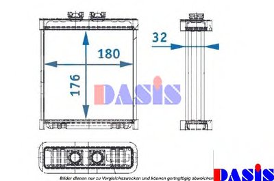 Теплообменник, отопление салона AKS DASIS купить