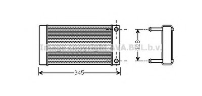 Теплообменник, отопление салона AVA QUALITY COOLING купить