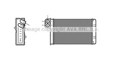 Теплообменник, отопление салона AVA QUALITY COOLING купить