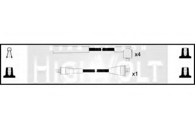 Комплект проводов зажигания HighVolt STANDARD купить