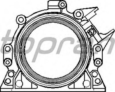 Уплотняющее кольцо, коленчатый вал TOPRAN купить