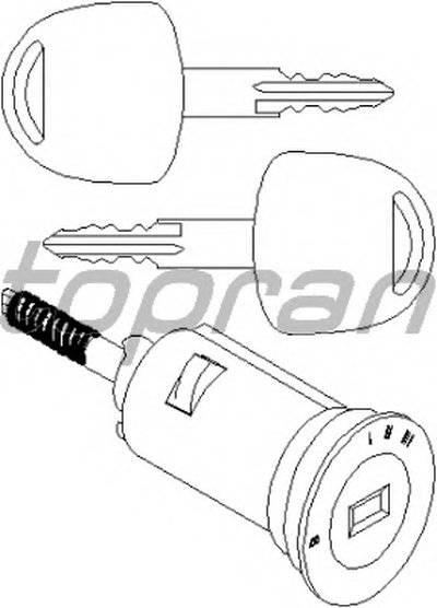 Замок, замок-выключатель TOPRAN купить