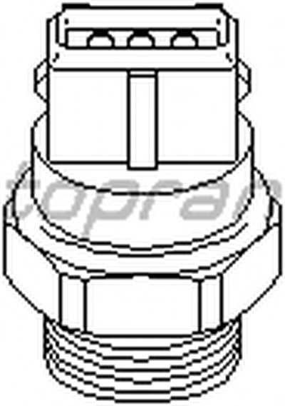 Термовыключатель, вентилятор радиатора TOPRAN купить