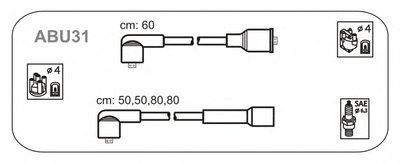 Комплект проводов зажигания JANMOR купить