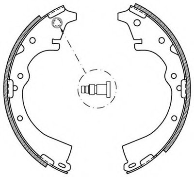 Комплект тормозных колодок ADVANCE OPEN PARTS купить