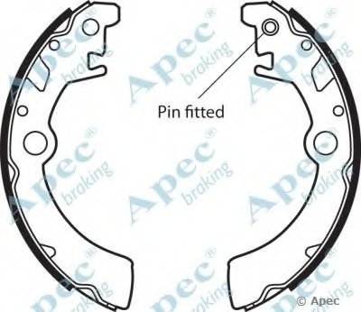 Тормозные колодки APEC braking купить