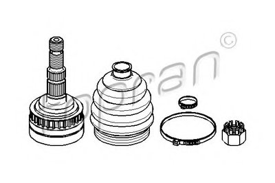 Шарнирный комплект, приводной вал TOPRAN купить