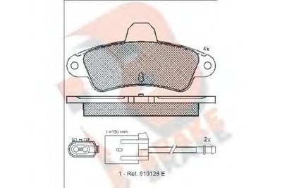 Комплект тормозных колодок, дисковый тормоз R BRAKE купить