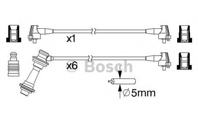 Комплект проводов зажигания BOSCH купить