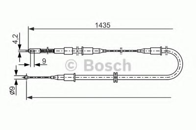 Трос, стояночная тормозная система BOSCH купить