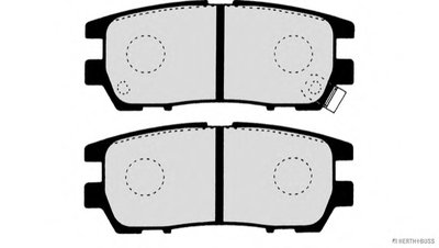 Комплект тормозных колодок, дисковый тормоз HERTH+BUSS JAKOPARTS купить